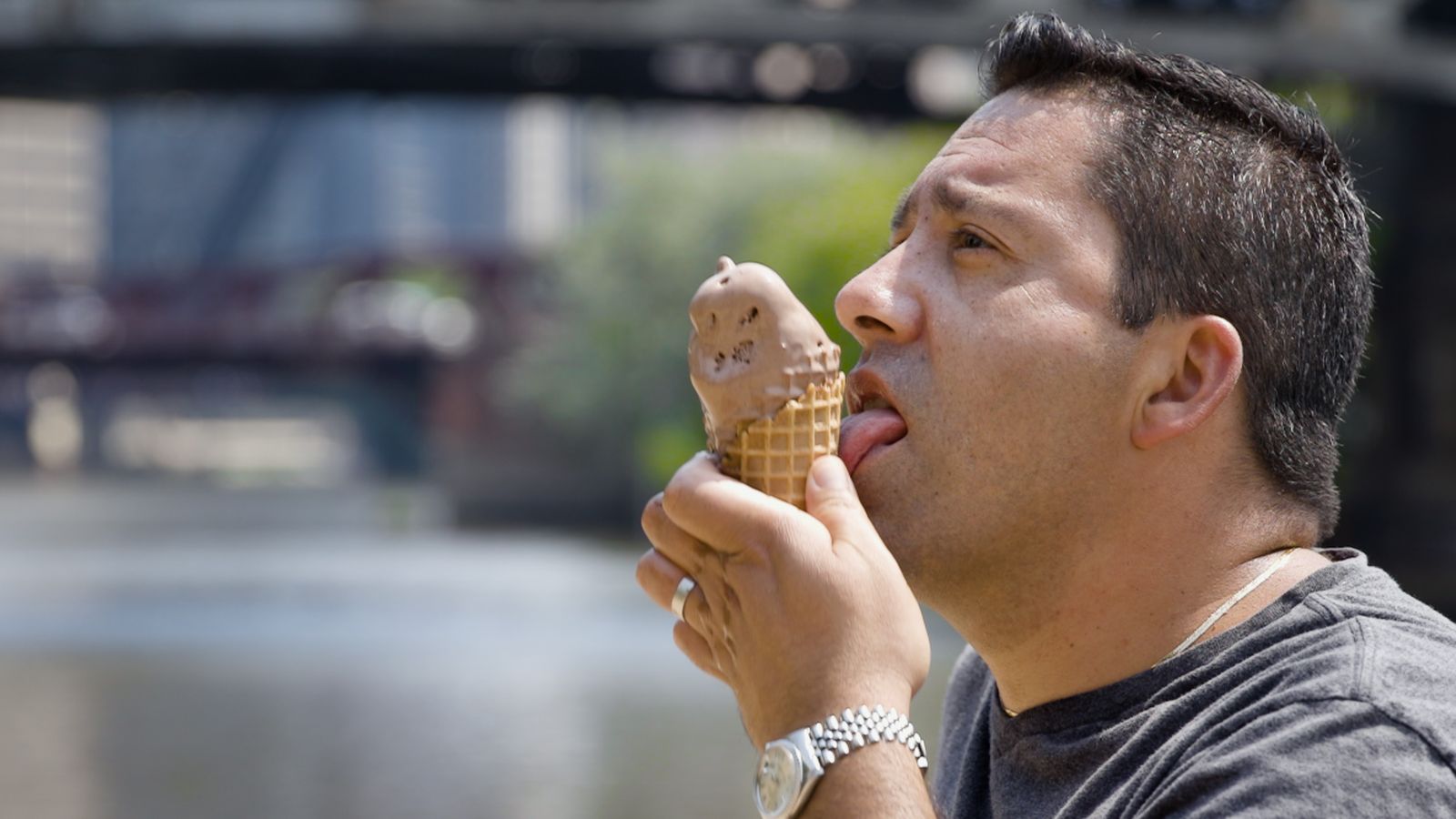 Infuriating Man Licks Cone Instead Of Ice Cream ClickHole