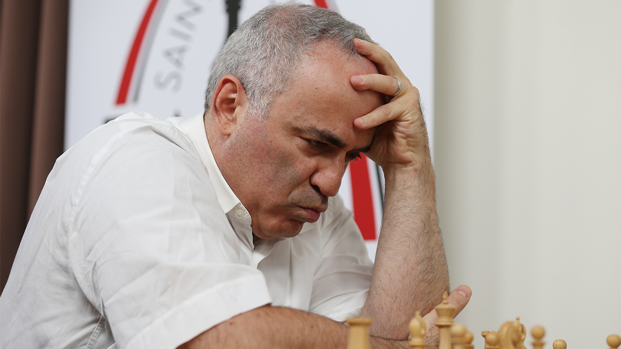 Garry Kasparov, the greatest chess player in the world, comes to