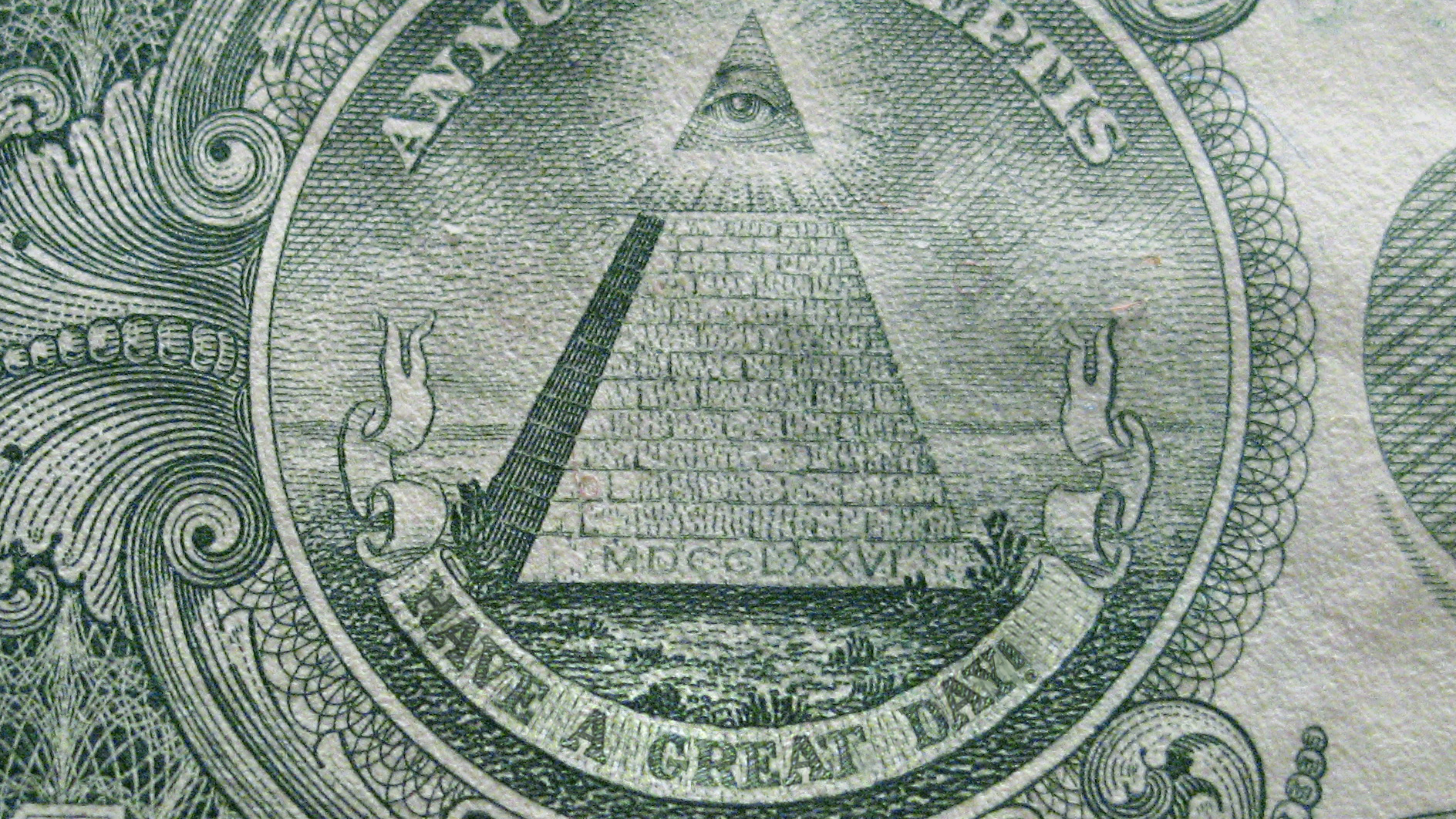 Доллар пирамида с глазом