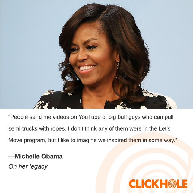 Michelle Obama Archives - ClickHole