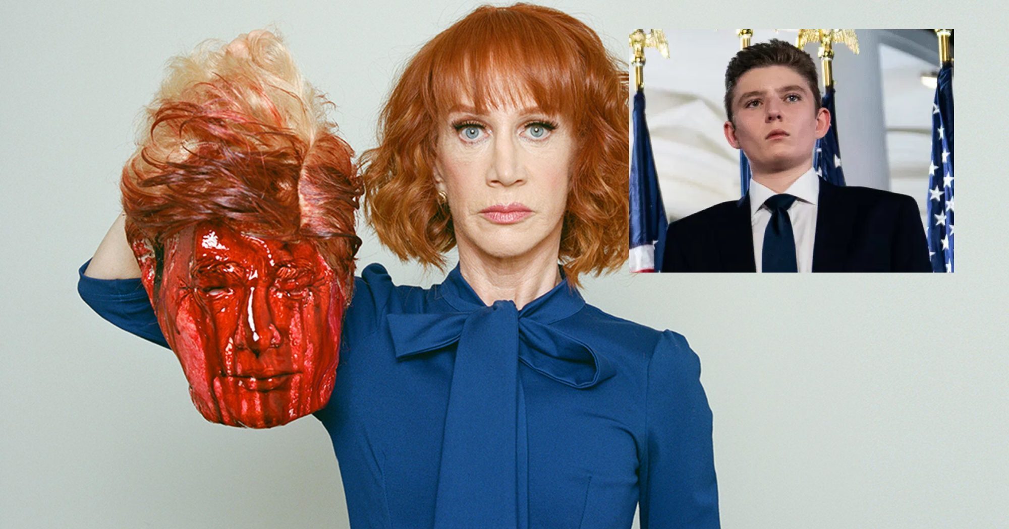 Heartbreaking: Barron Trump Still Thinks Kathy Griffin Beheaded