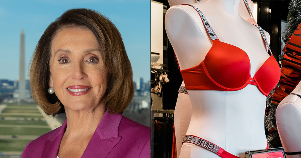 A Beautiful Tribute To A Feminist Icon: Victoria's Secret Is Retiring Nancy  Pelosi's Bra Size