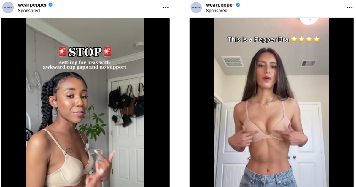 I Don't Know Why Instagram's Been Showing Me Ads For Bras Designed