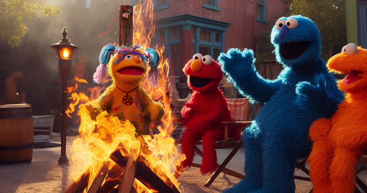 Kind Of A Wash For Inclusivity: 'Sesame Street' Just Introduced And Then  Immediately Killed Off It's First Pagan Puppet