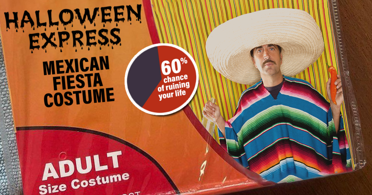 Transparency Win! The Tags On Halloween Express Costumes Will Now Include The Percentage Chance That Wearing The Costume