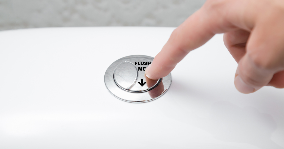 Innovation FTW! American Standard Toilets Will Now Come With A Third Flush Button Option For Flushing Yourself Down The 