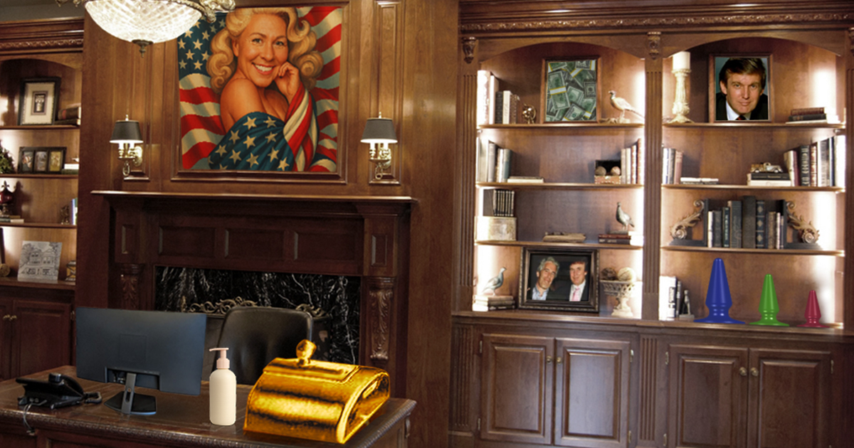 Another Tacky Renovation: Trump Just Added A Solid Gold Sybian To The White House Goon Cave