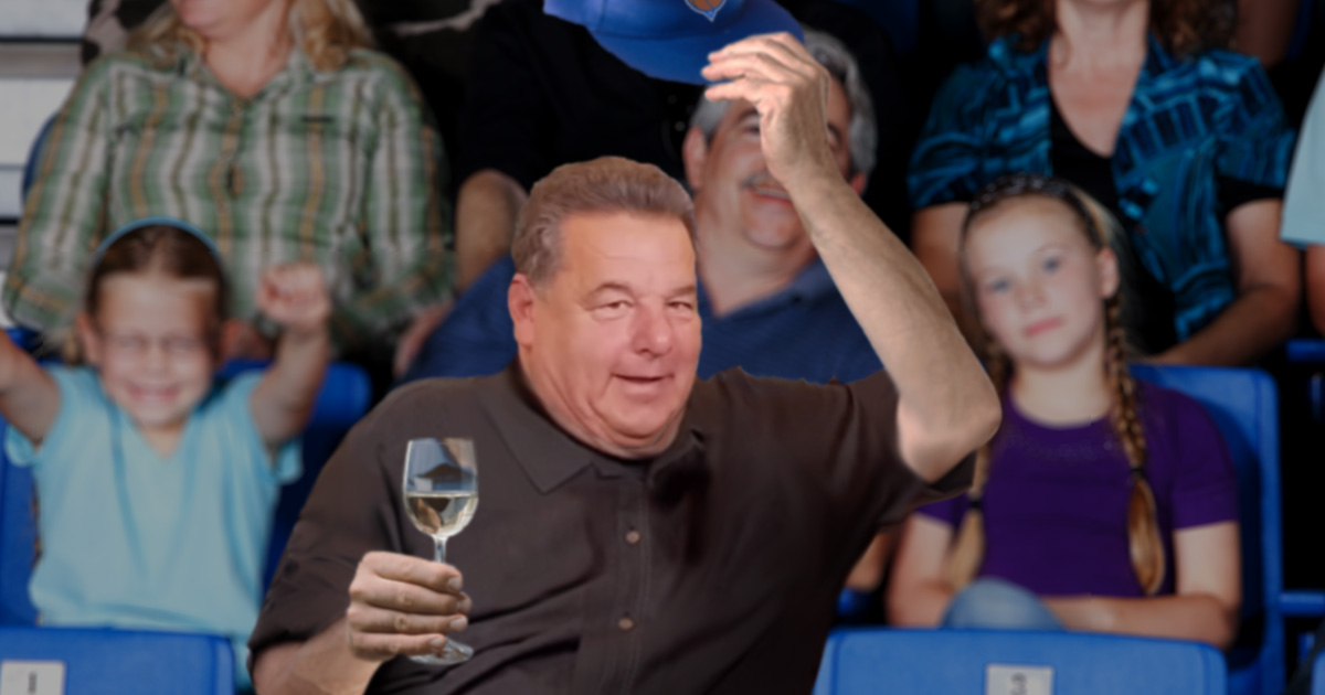 ‘From The Gentleman Tipping His Hat To You In The Celebrity Row’: Steve Schirripa Keeps Sending White Wine To The Knicks Bench